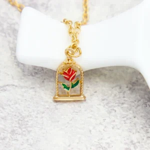 Enchanted RoseBell™ Long Pendant Necklace